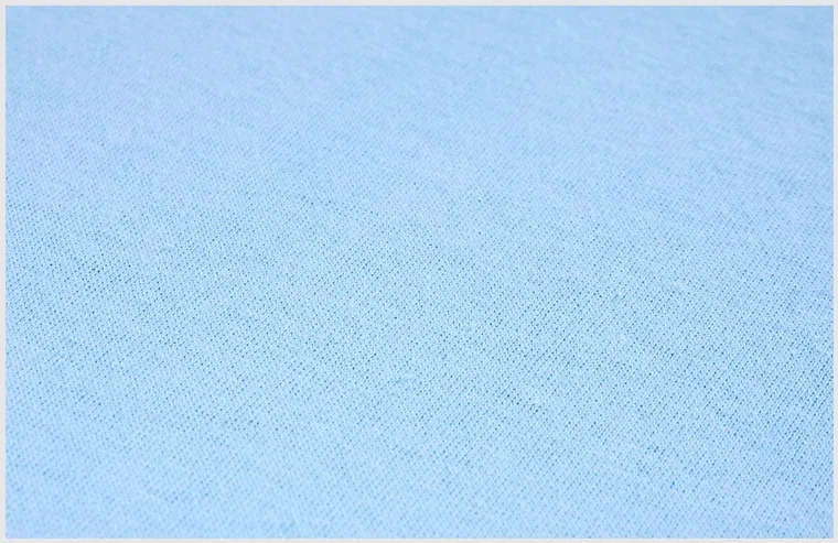 Sensillo, prześcieradło jersey z gumką, niebieskie, 120-60 cm