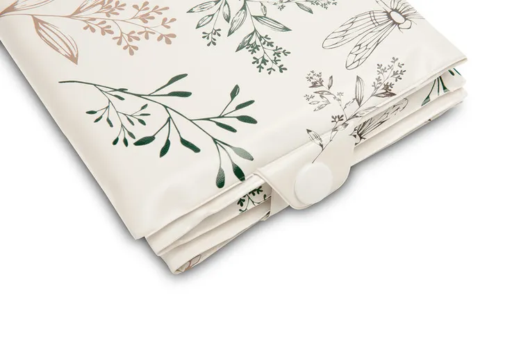 Sensillo, przewijak - mata turystyczna, nadruk botanical, ważki