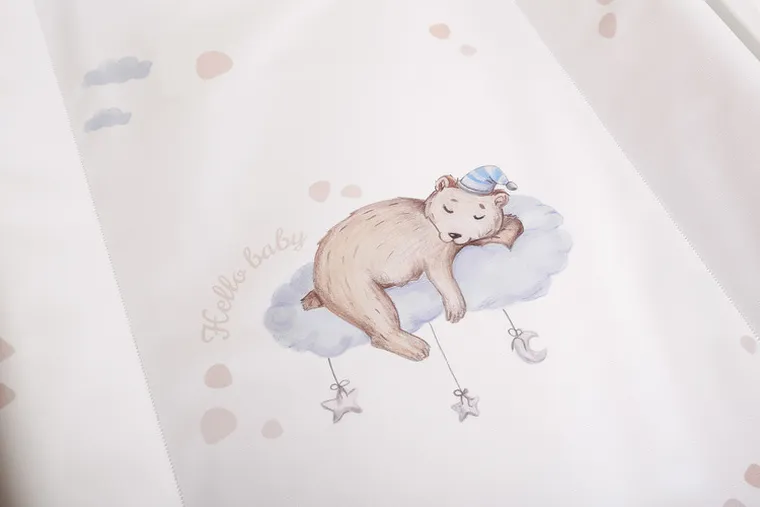 Sensillo, przewijak miękki, pastelowy miś