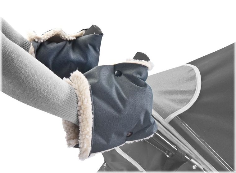 Sensillo, rękawiczka/mufka do wózka, grafitowa