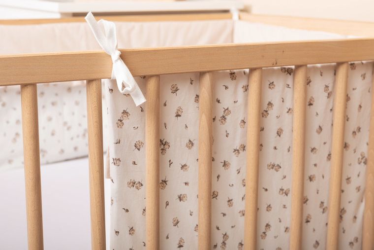 Sensillo, Rose, ochraniacz do łóżeczka, beige