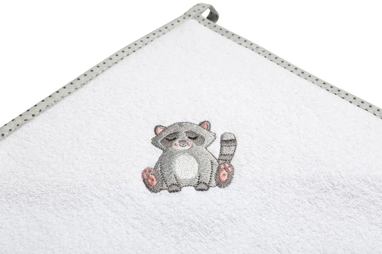 Sensillo, Szop, okrycie kąpielowe frotte, 100-100 cm, szare