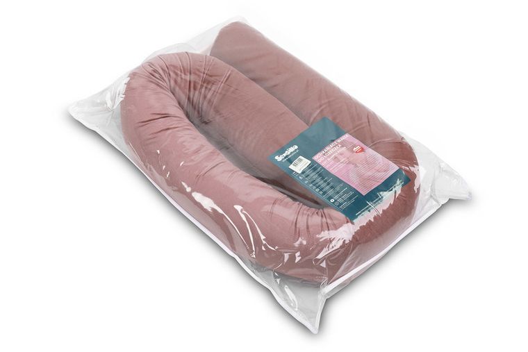 Sensillo, Velvet, ochraniacz wałek do łóżeczka, brudny róż