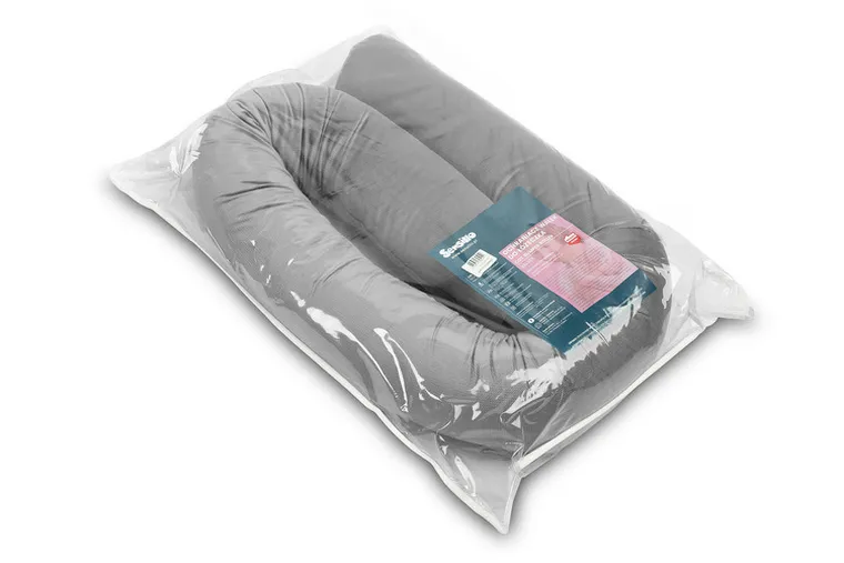 Sensillo, Velvet, ochraniacz wałek do łóżeczka, szary