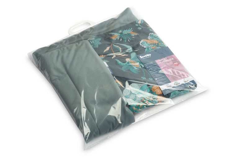 Sensillo, Velvet, Paradise, komplet do łóżeczka, szmaragdowy