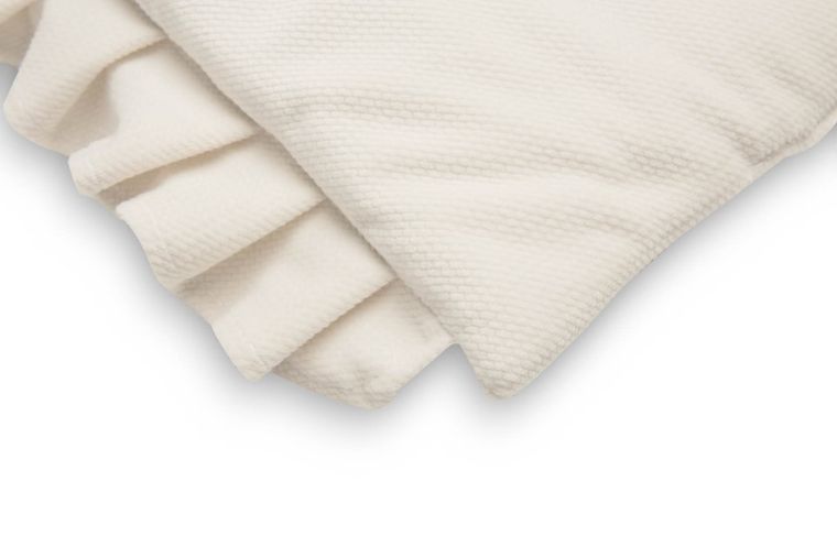 Sensillo, Velvet, poduszka z falbanką, kość słoniowa