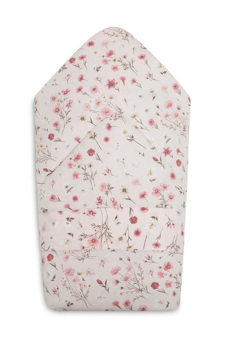 Sensillo, Velvet, rożek, bloom pink, 75-75 cm