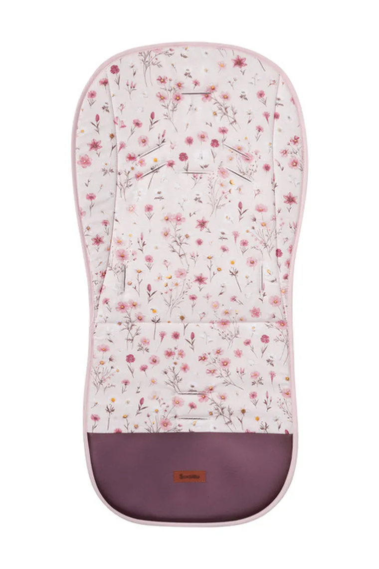 Sensillo, Velvet, wkładka do wózka, deluxe bloom pink