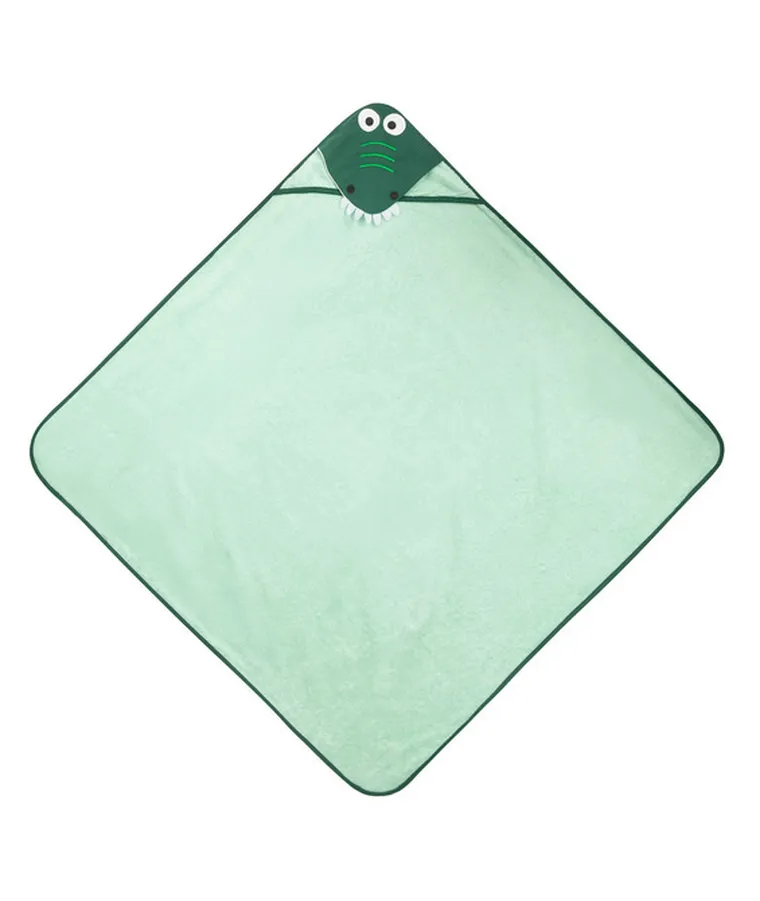 Sensillo, Water Friends, okrycie kąpielowe, krokodyl, green, 100-100 cm