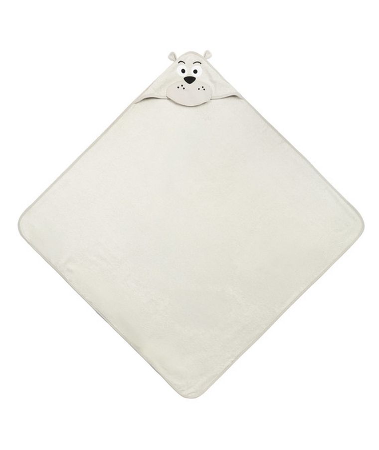 Sensillo, Water Friends, okrycie kąpielowe, miś, grey, 100-100 cm