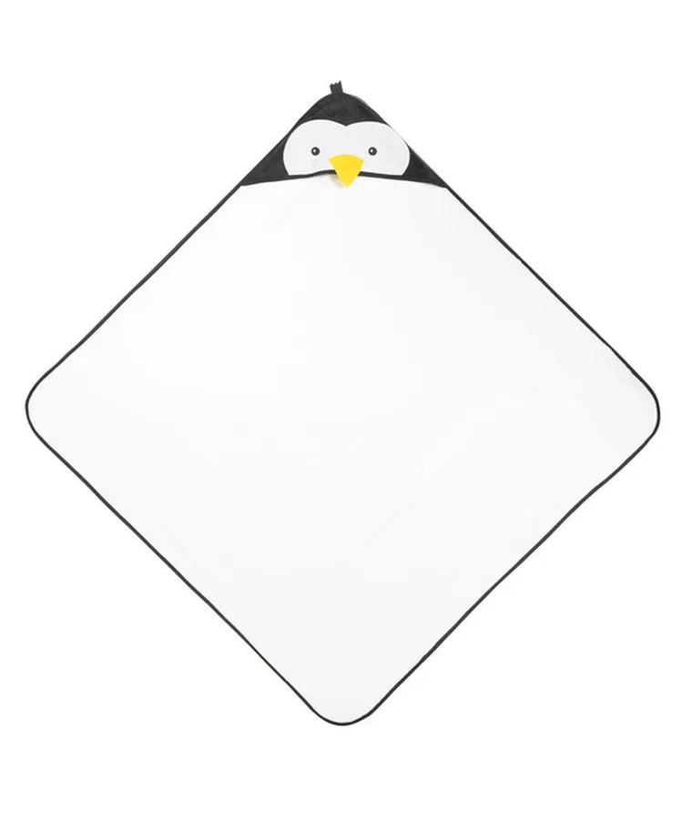 Sensillo, Water Friends, okrycie kąpielowe, pingwin, white, 100-100 cm