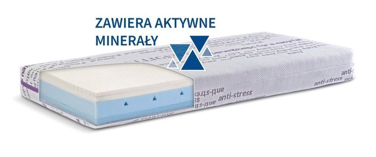 Sensilloo, Supreme Genius, materac dziecięcy, 120-60-14 cm