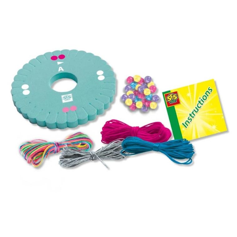 SES Creative, bransoletki przyjaźni, zestaw do tworzenia biżuterii