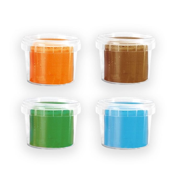 SES Creative, ciastolina, nature, 4-90g