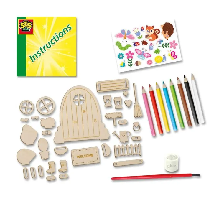 SES Creative, Drzwi wróżki do ozdabiania, zestaw kreatywny