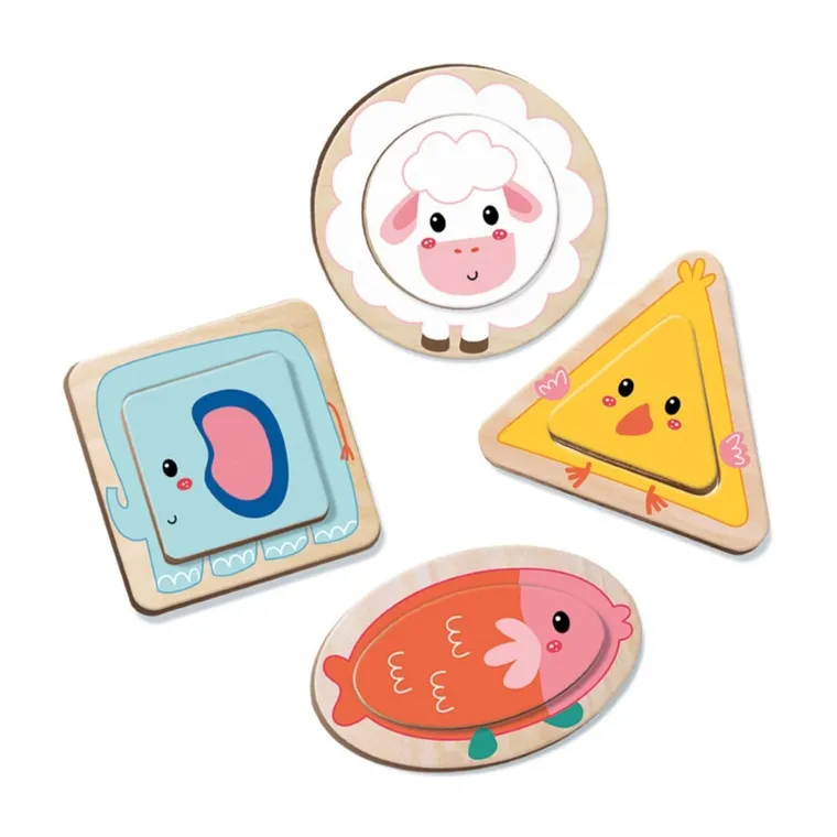 SES Creative, duo kształty, puzzle dla malucha