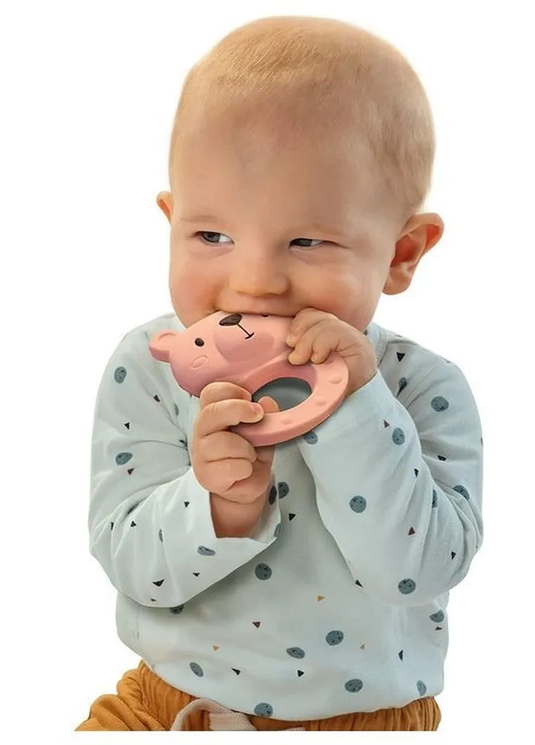 SES Creative, gryzak, kauczuk naturalny, miś