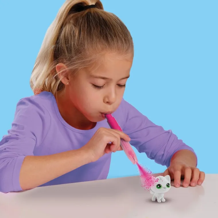 SES Creative, Kocia niespodzianka, dmuchane pisaki z figurką do malowania