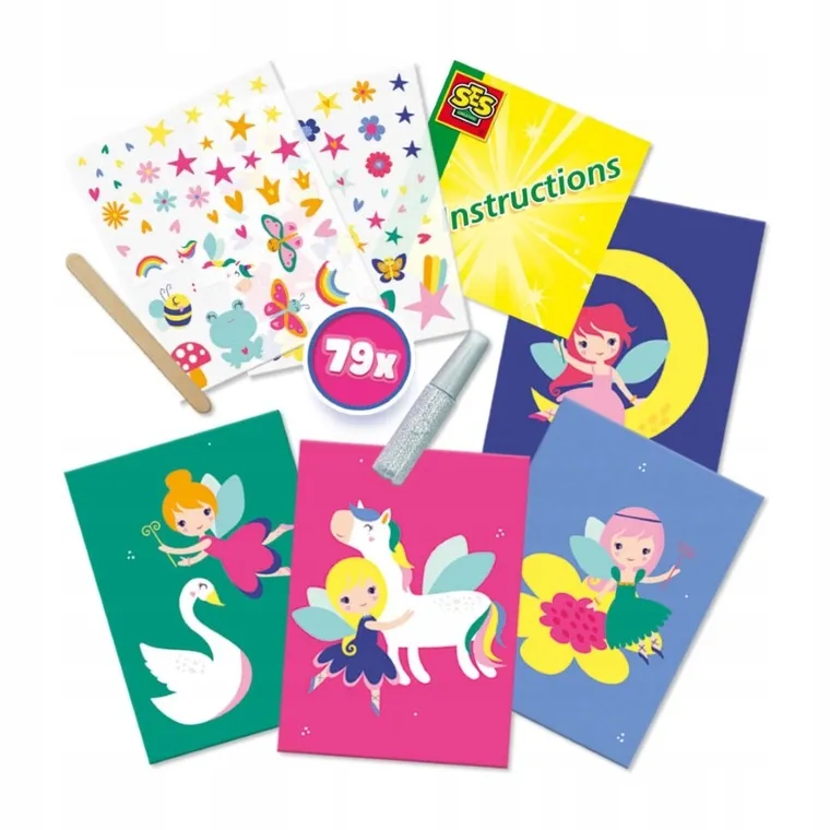 SES Creative, obrazki na kalce, zestaw kreatywny