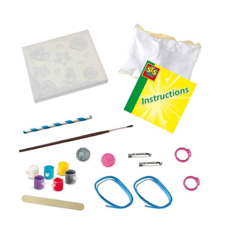 SES Creative, odlewy gipsowe do malowania, biżuteria