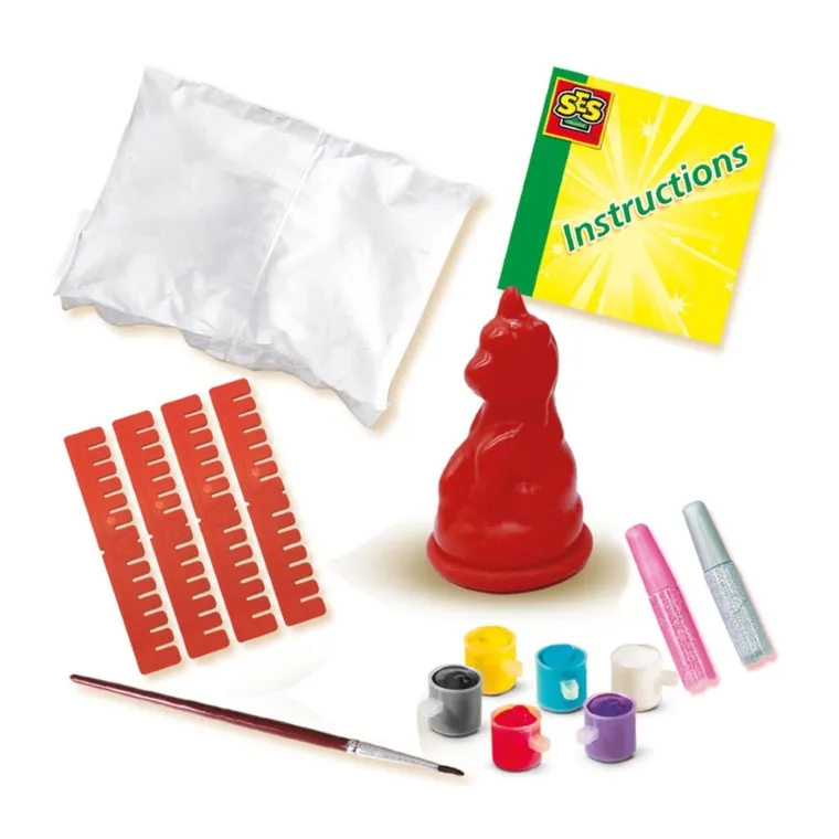 SES Creative, odlewy gipsowe do malowania, jednorożec