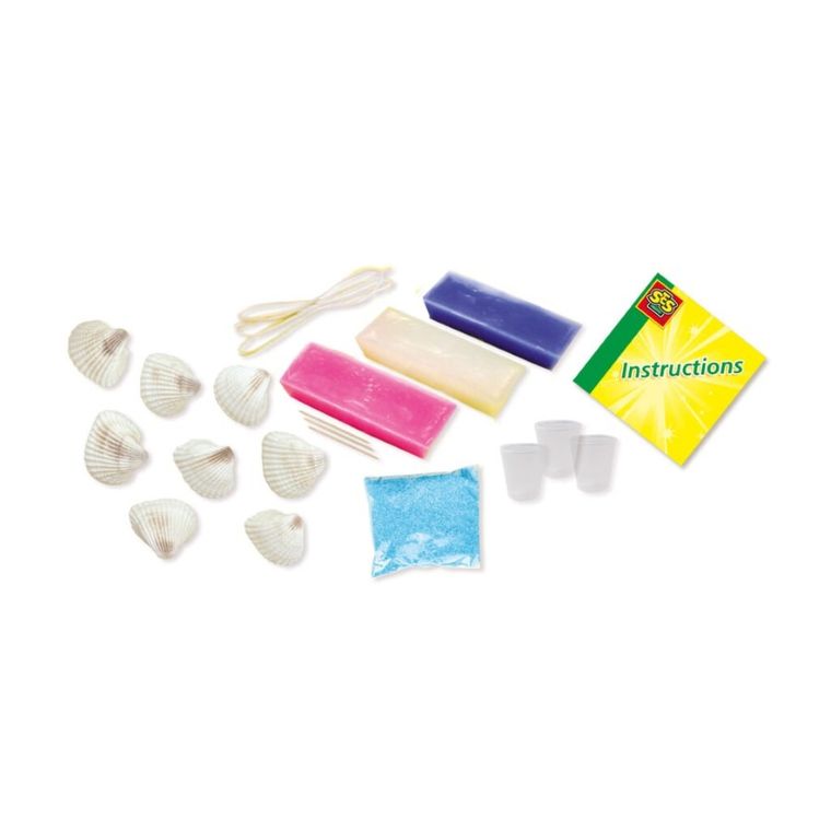 SES Creative, Świece muszelkowe, zestaw do robienia świec
