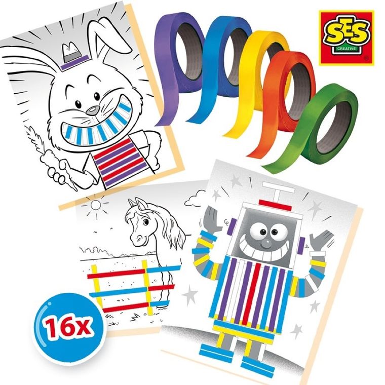SES Creative, zestaw kreatywny, Już umiem przyklejać