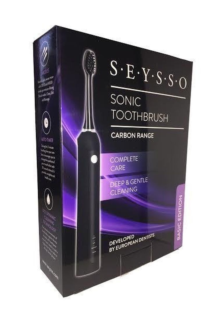 Seysso, Carbon Basic Black, szczoteczka soniczna, PSTB