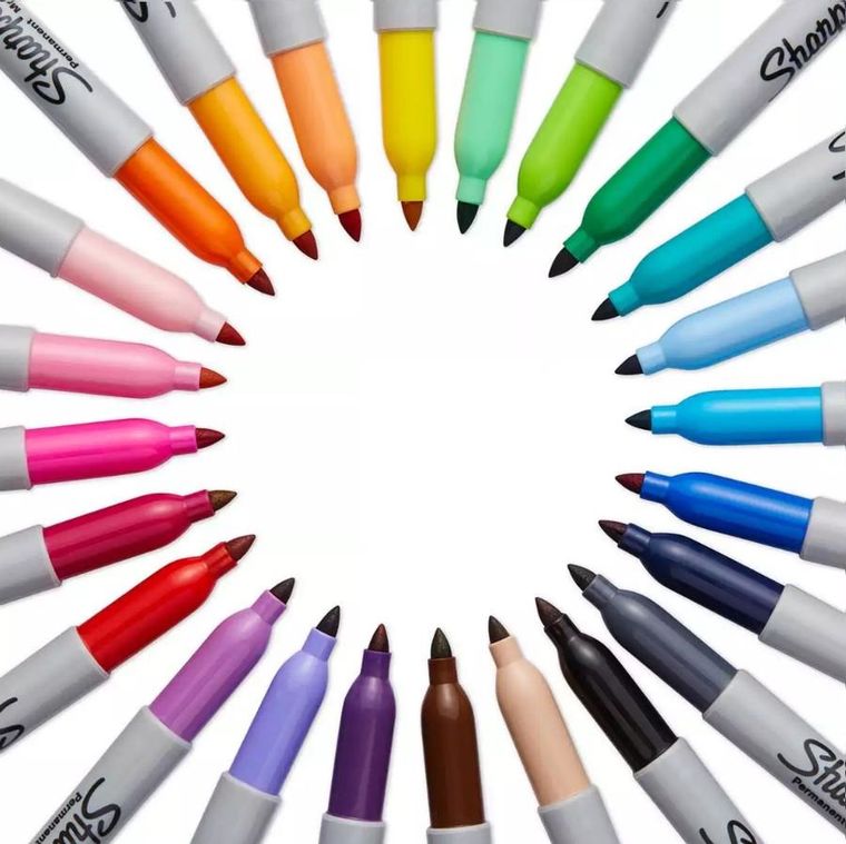 Sharpie, Fine, marker, czerwony