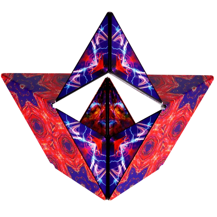 Shashibo, kostka magnetyczna, łamigłówka, Fire Goddness