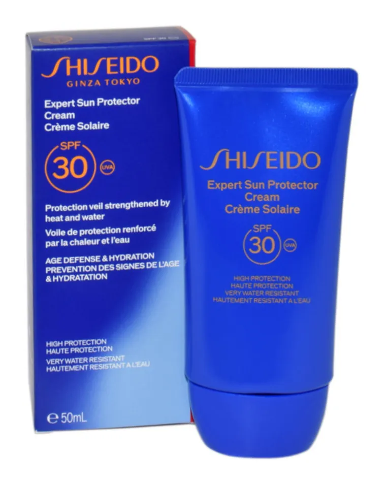 Shiseido, Sun Expert Protector Cream, krem do opalania, SPF30, 50 ml