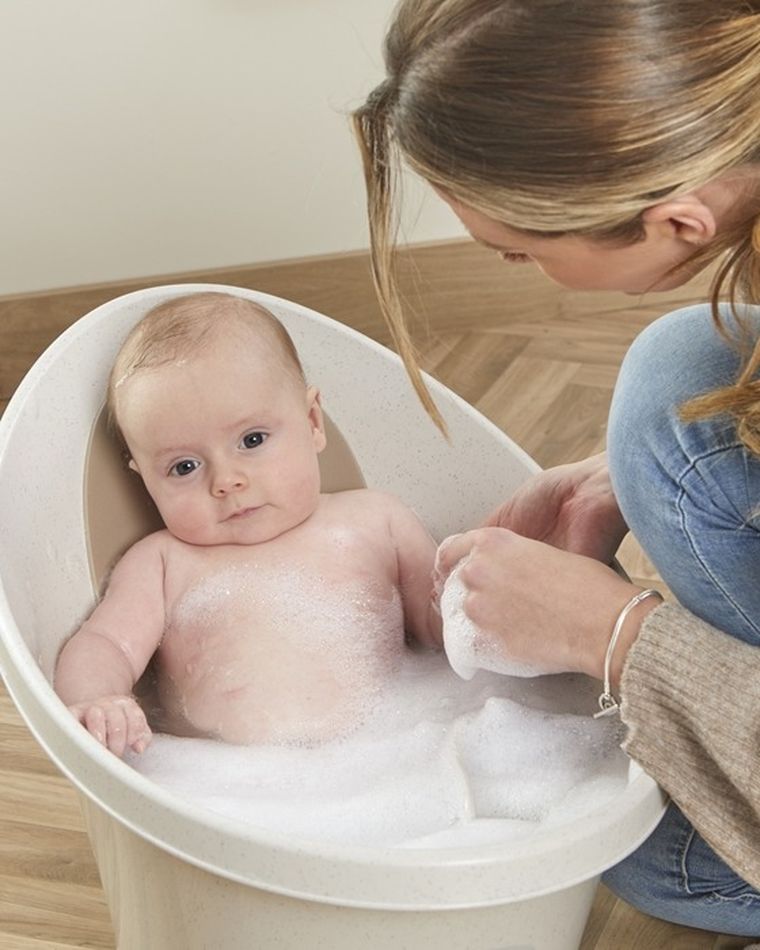 Shnuggle, ECO, wanienka dla niemowlaka z odpływem, baby