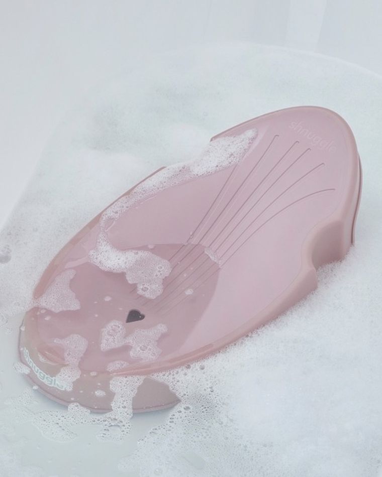 Shnuggle, leżaczek do kąpieli noworodka, blossom