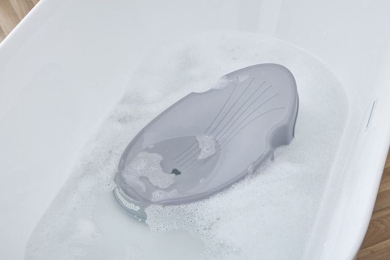 Shnuggle, leżaczek do kąpieli noworodka, pebble