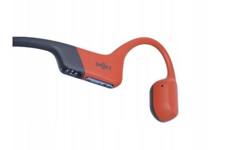 Shokz, OpenSwim Pro, słuchawki bezprzewodowe, kostne, czerwone