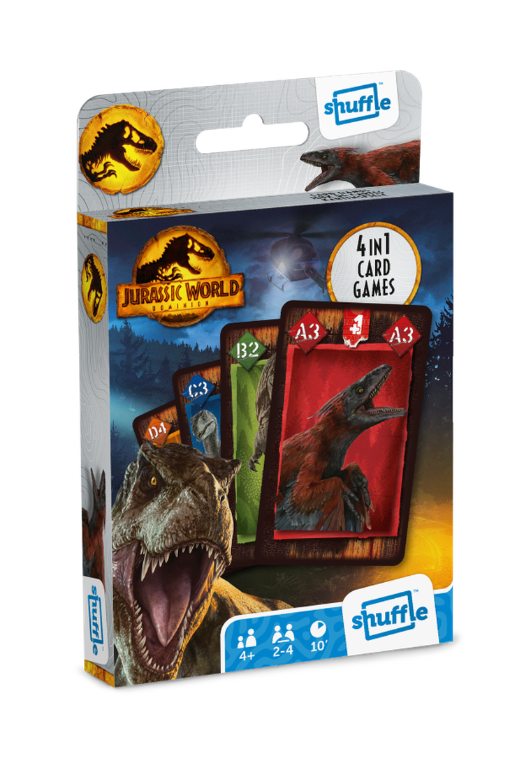 Shuffle, Jurassic World, gra karciana 4w1