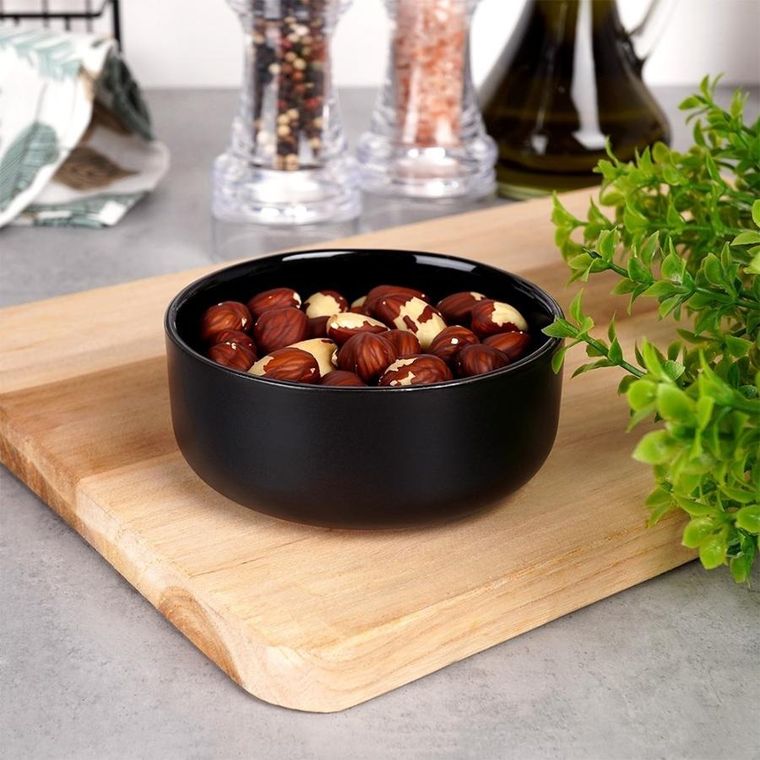 Siaki Collection, miseczka ceramiczna, czarna, 9 cm, 150 ml