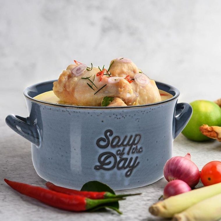 Siaki Collection, miska ceramiczna, niebieska, 650 ml