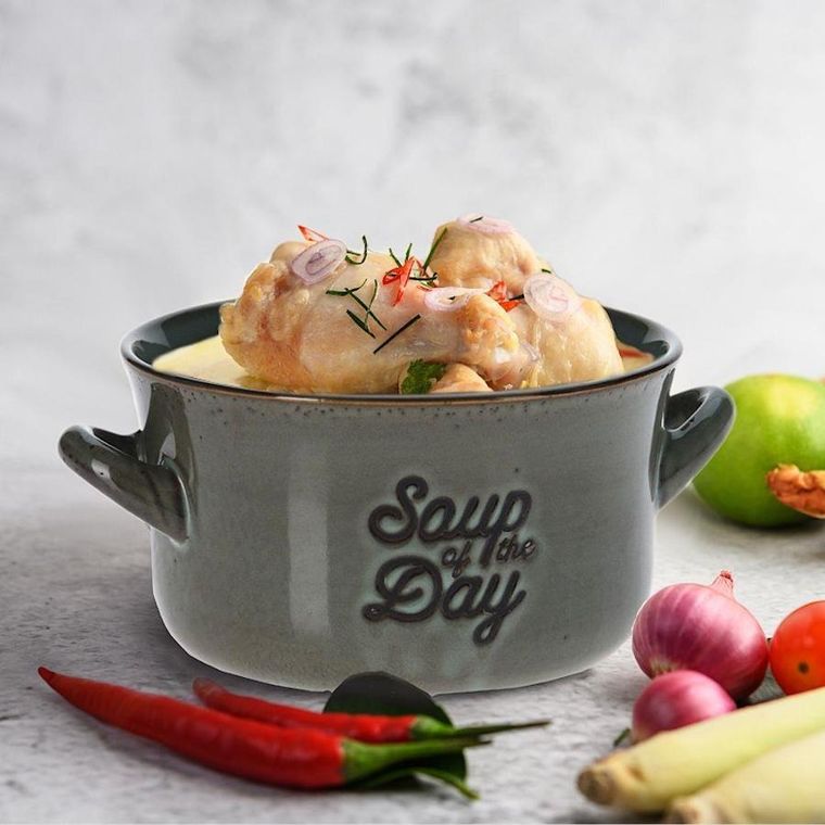 Siaki Collection, miska ceramiczna, zielona, 650 ml