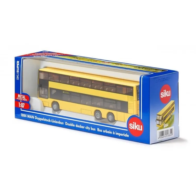 Siku, Autobus piętrowy MAN, model pojazdu, 1:87, 1884