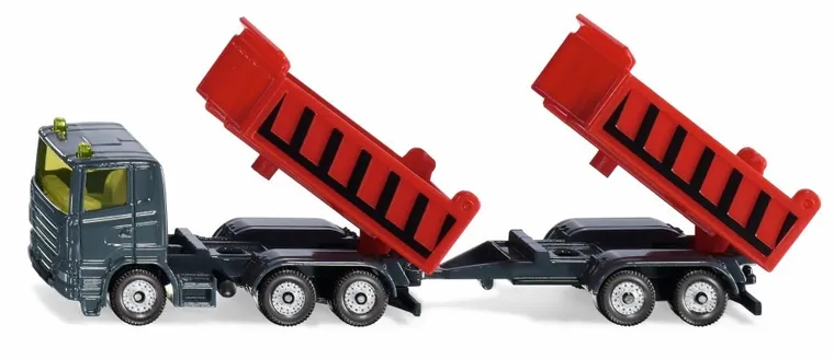 Siku, Ciężarówka wywrotka z przyczepą, model pojazdu, 1685