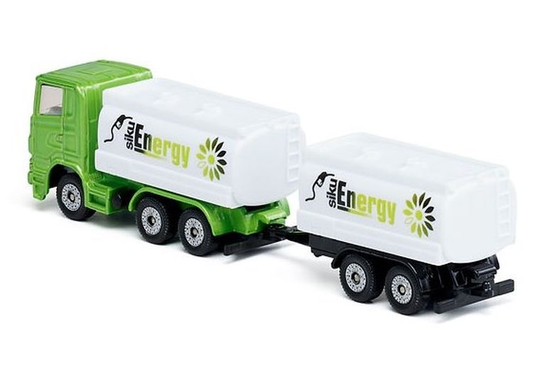 Siku, Ciężarówka z cysterną i przyczepą, model pojazdu, 1690