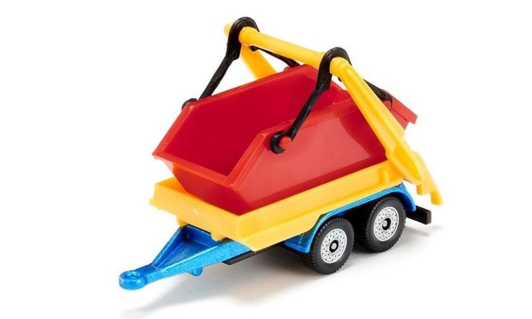 Siku, ciężarówka z pojemnikiem i przyczepą, model pojazdu, 1695