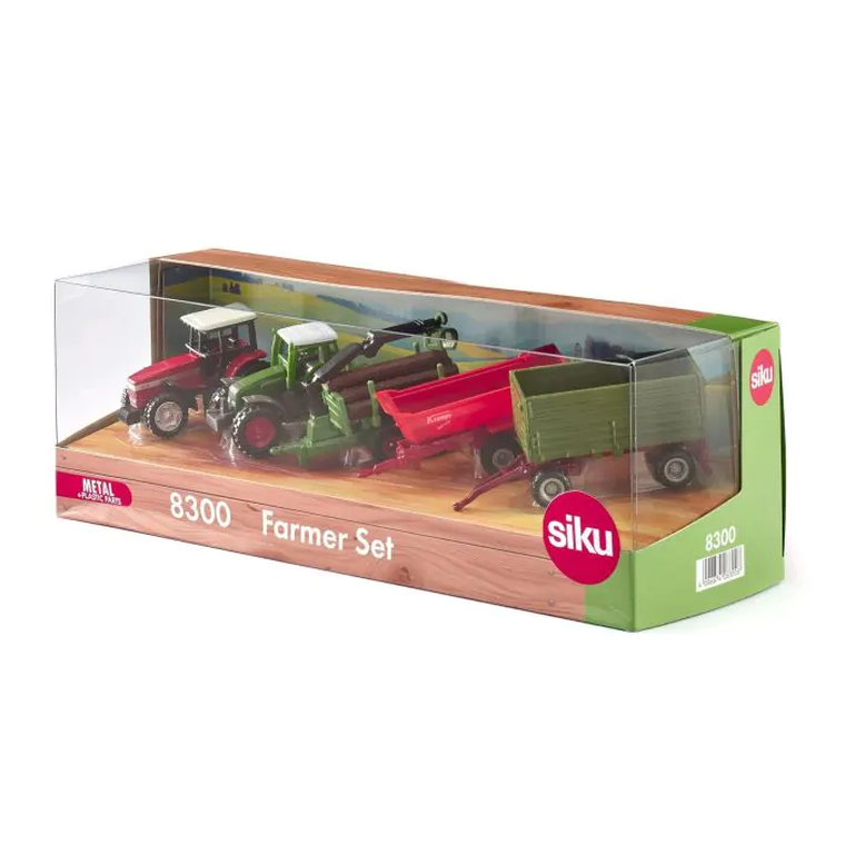 Siku, Farmer, zestaw pojazdów rolniczych, 1:87, 8300