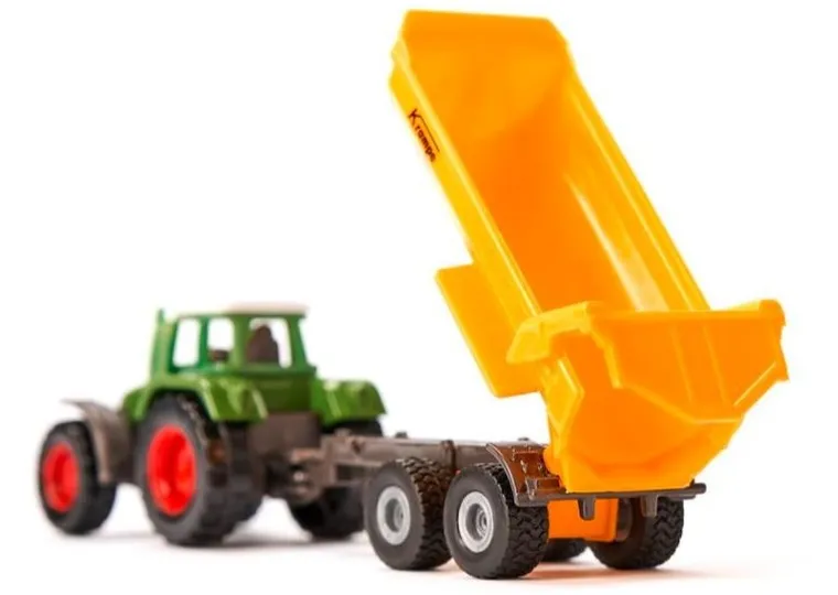 Siku, Fendt, Krampe, traktor z wywrotką kolebkową, model pojazdu, 1605