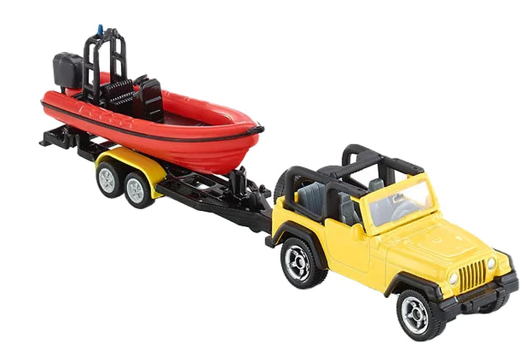Siku, Jeep z łodzią, model pojazdu, 1658