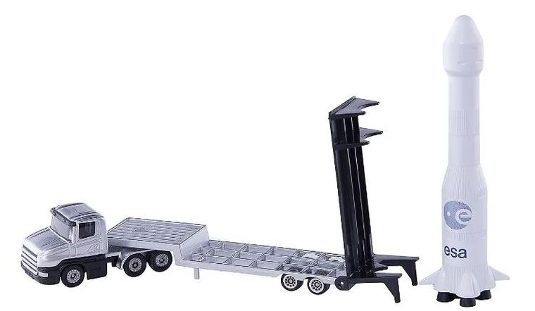 Siku, Laweta z rakietą, zestaw pojazdów, 1614