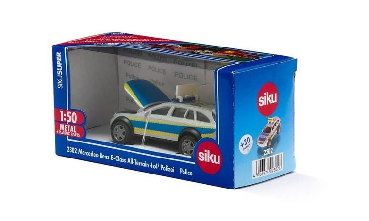 Siku, Mercedes 4-4, radiowóz policyjny, model pojazdu, 2302