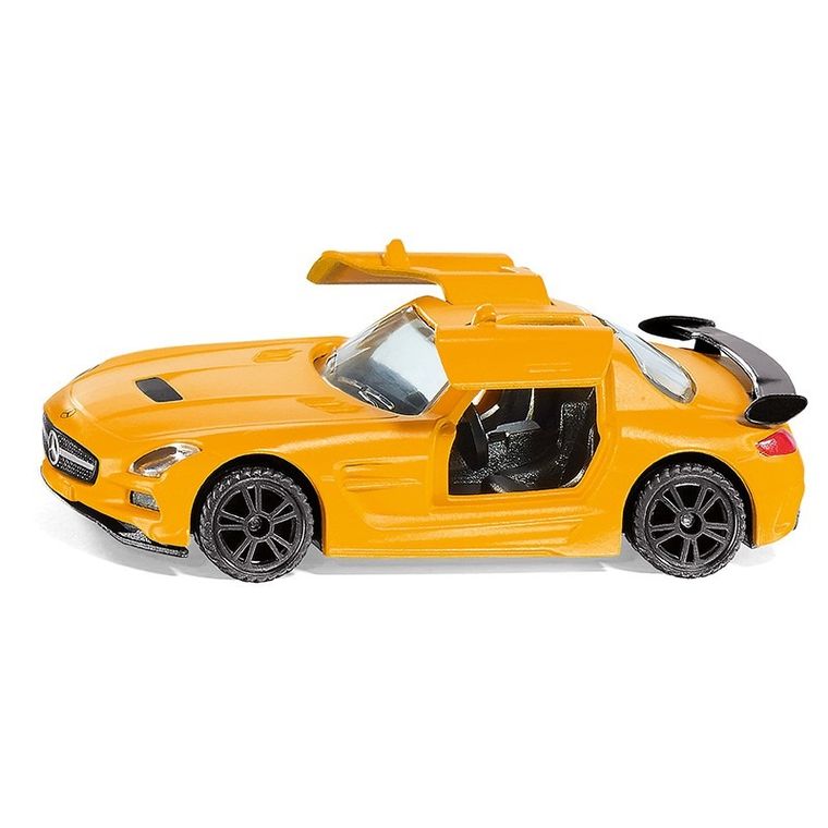 siku 1469, Pick-Up ADAC, métal/plastique, jaune, voiture jouet pour enfants, portes ouvrables
