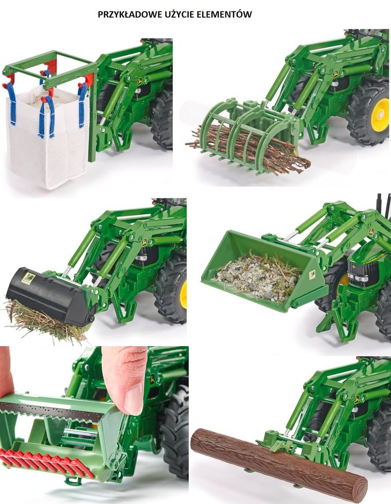 Siku, Przednie ładowarki, zestaw akcesoriów, 3658